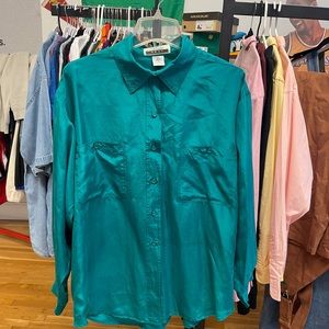 Vintage Marie West Ladies 100% Blouse size L